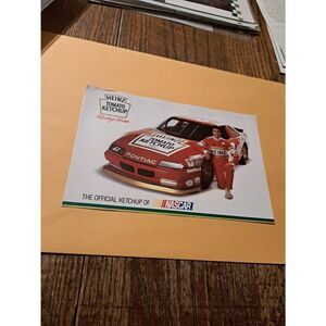 Vintage Hutt Strickland Heinz 57 Pontiac NASCAR Driver Card Vintage Racing Promo